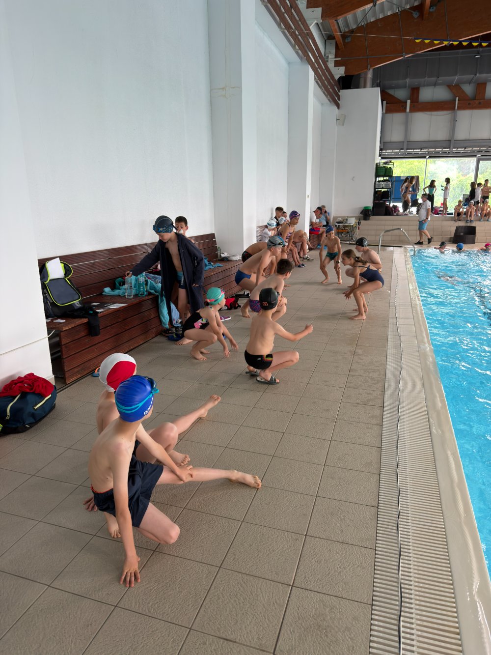 Încălzire înainte de curse la Cupa Arena Aquasport