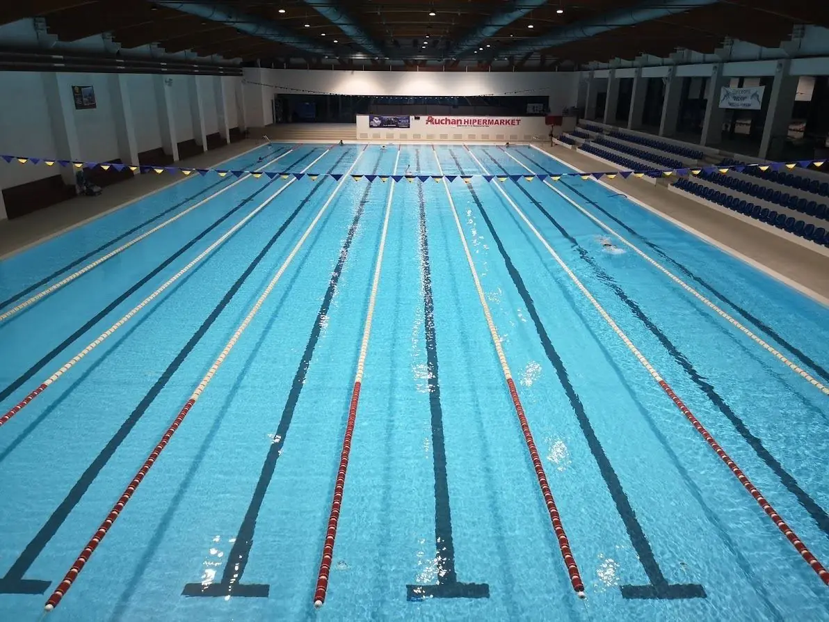 Bazinul olimpic de 50 m de la Arena Aquasport Timișoara